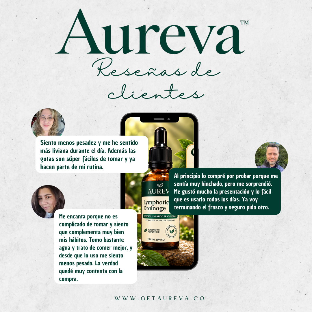 Aureva - Suplemento Drenador Linfático
