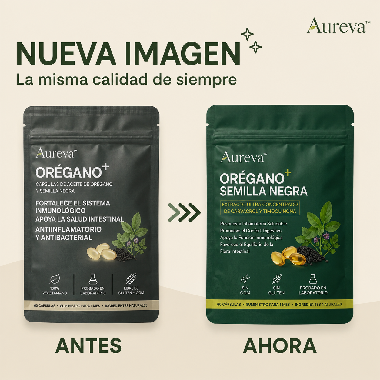 Apoyo Digestivo y Defensas Naturales Aureva™