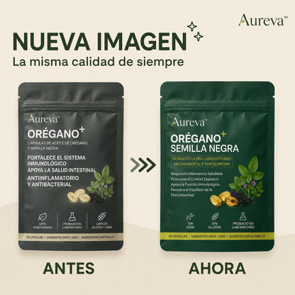 Apoyo Digestivo y Defensas Naturales Aureva™