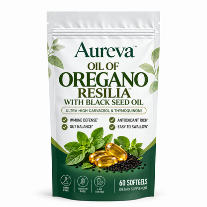 Aureva Oil Of Oregano Resilia - 60 Cápsulas